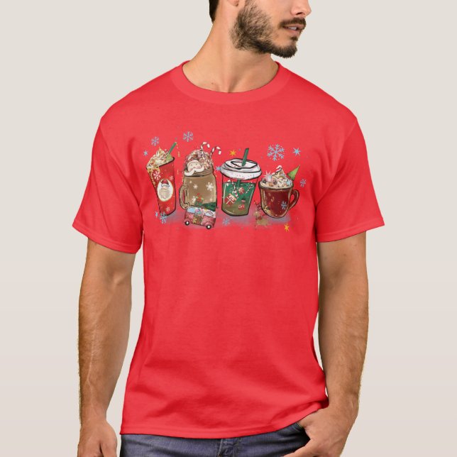 Christmas Coffee Cute Christmas Christmas vintage T-Shirt (Front)