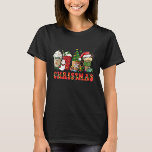 Christmas Coffee For Womens Latte Cozy Winter Coff T-Shirt
