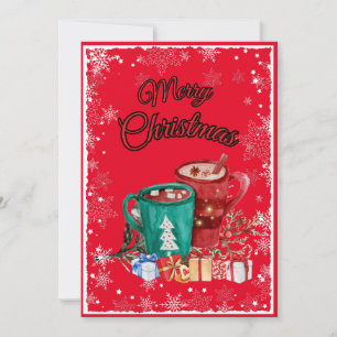 Christmas Coffee Lover Gift Invitation