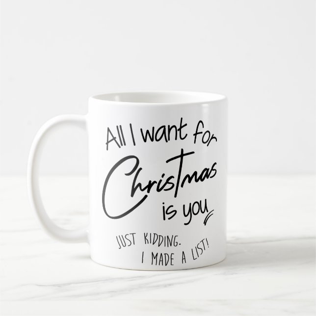 Christmas Coffee Mug (Left)