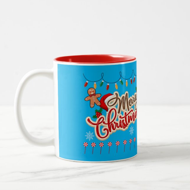 Christmas Coffee Mug - Merry Christmas - Holidays (Left)