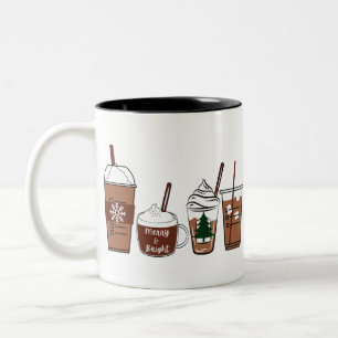 Christmas Coffee Two-Tone Coffee Mug