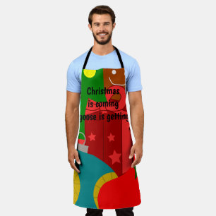 Christmas Collage Apron
