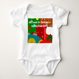 Christmas Collage  Baby Bodysuit