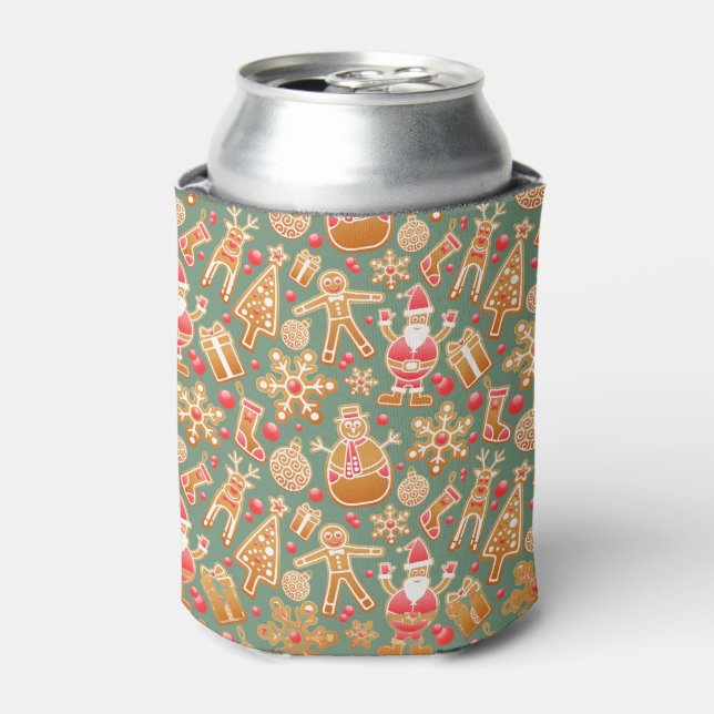 Christmas Collage Can Cooler (Can Front)