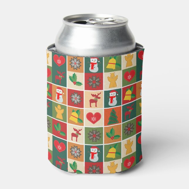 Christmas Collage Can Cooler (Can Front)