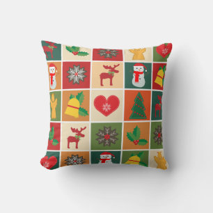 Christmas Collage Cushion