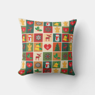 Christmas Collage Cushion