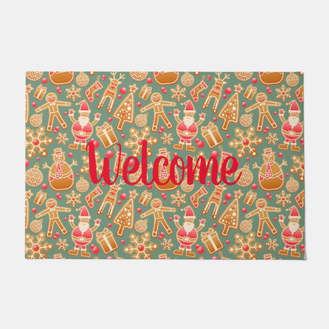 Christmas Collage Doormat (Front)