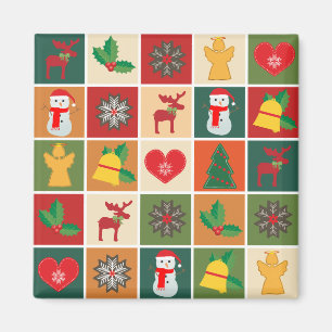 Christmas Collage Magnet