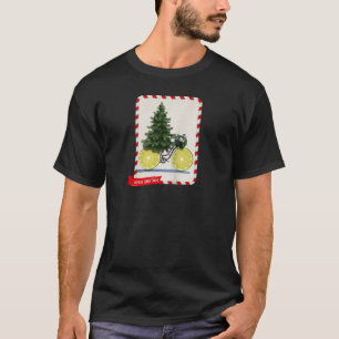 Christmas Collage Noel Tree Christmas Garland Ligh T-Shirt