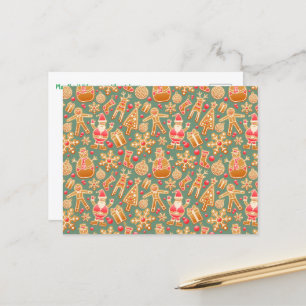 Christmas Collage Postcard