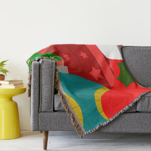 Christmas Collage  Throw Blanket
