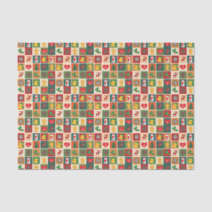 Christmas Collage Tissue Paper