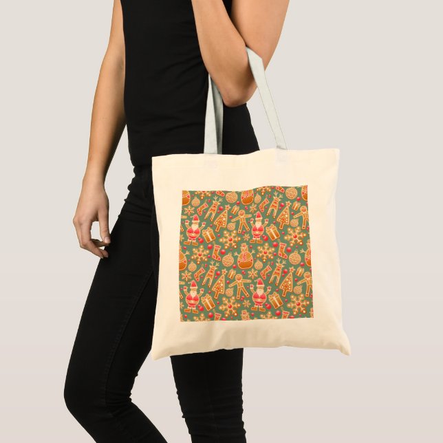 Christmas Collage Tote Bag (Front (Product))
