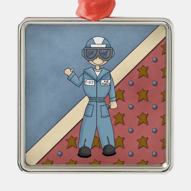 Christmas Collection Air Force Guy Ornament (Front)