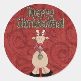 Christmas Collection Fun Reindeer Stickers