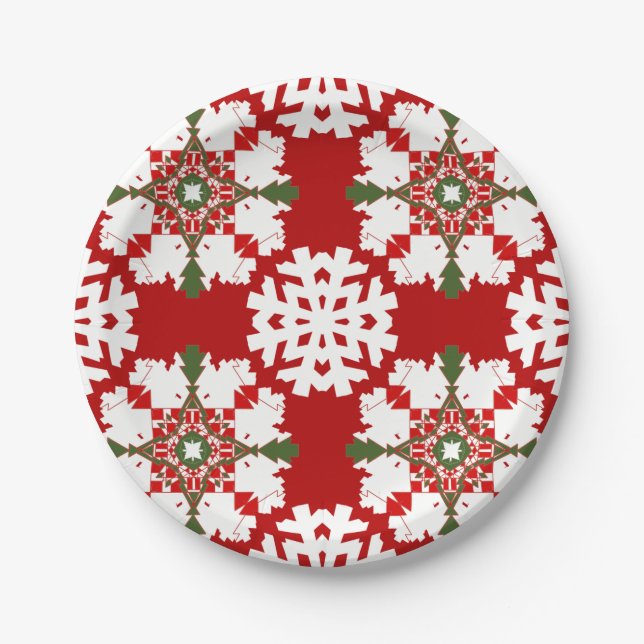Christmas Collection Paper Plate (Front)