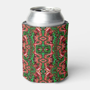 Christmas-Colored Can Cooler