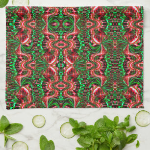 Christmas-Colored Tea Towel