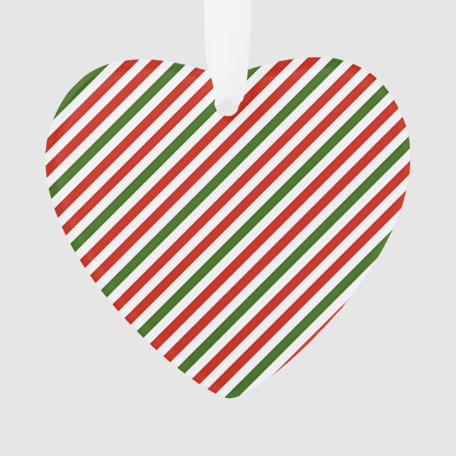 Christmas colour stripes ornament (Front)