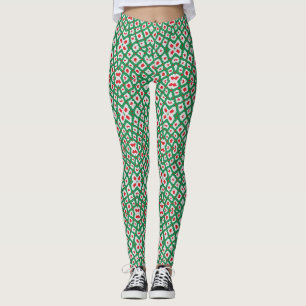 Christmas Colours Pattern Leggings