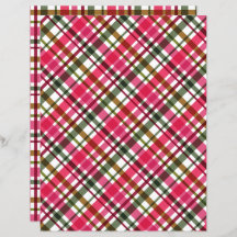 Christmas Colours Plaid 