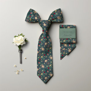 Christmas Colours Vintage Persian Morris Men's Tie