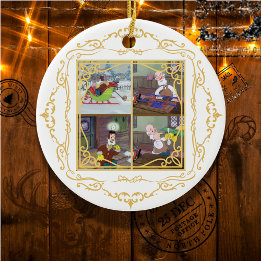 Christmas Comes But Once A Year Ceramic Ornament