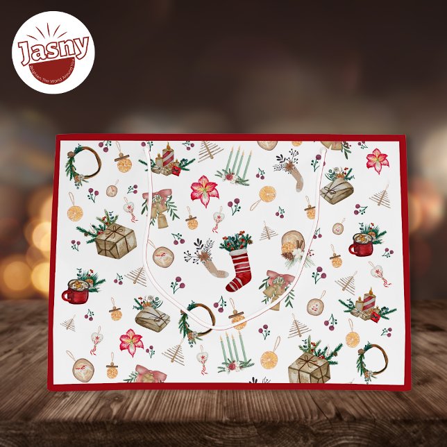 Christmas Comfort Large Gift Bag (Creator Uploaded)