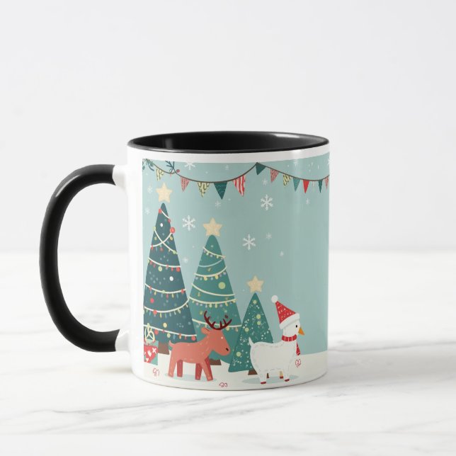 Christmas commemorative mug (Left)