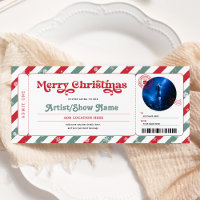 Christmas Concert Event Show Gift Ticket