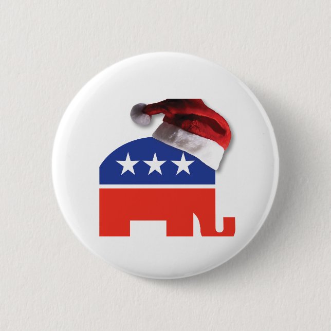 Christmas Conservative 6 Cm Round Badge (Front)