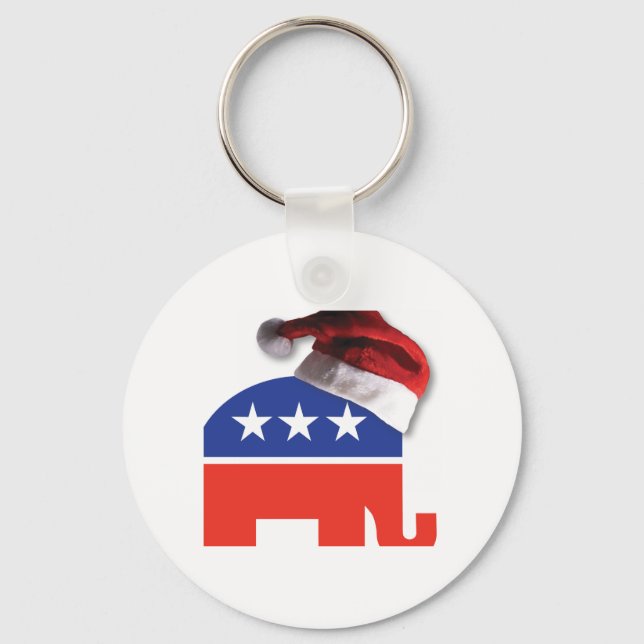 Christmas Conservative Key Ring (Front)