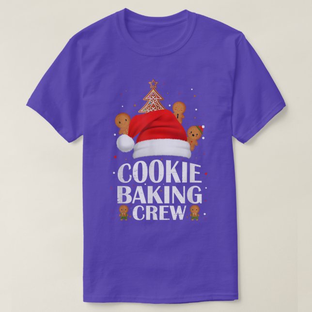 Christmas Cookie Baking Crew Bakers Xmas Cookie Ec T-Shirt (Design Front)