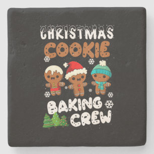 Christmas Cookie Baking Crew Christmas Funny Gift Stone Coaster