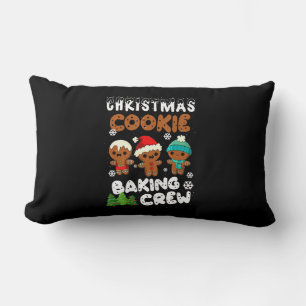 Christmas cookie baking crew christmas present lumbar cushion