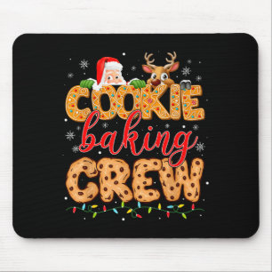 Christmas Cookie Baking Crew Cookie Crew Family Ch Mouse Pad