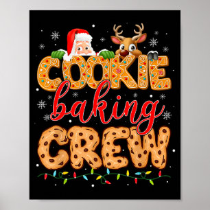 Christmas Cookie Baking Crew Cookie Crew Family Ch Poster