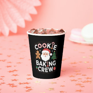 Christmas Cookie Baking Crew Family Christmas Paper Cups