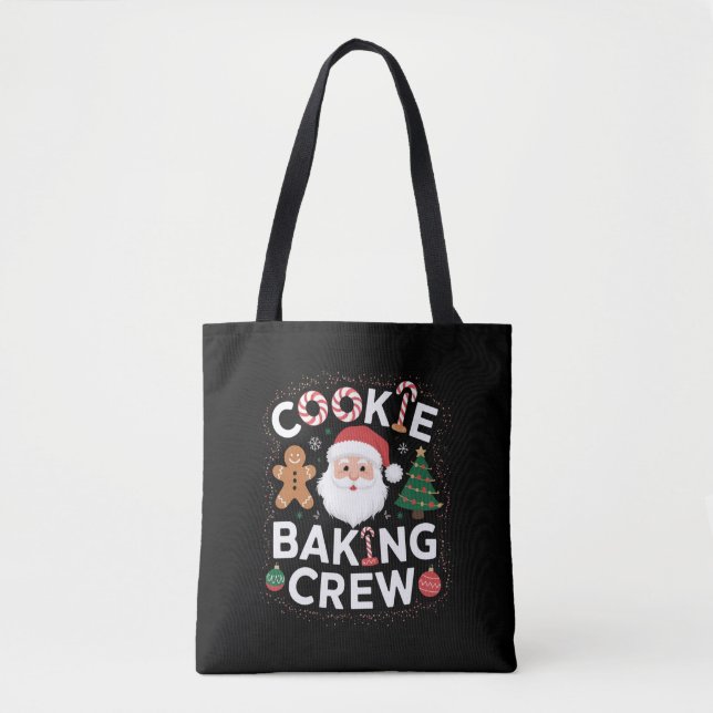 Christmas Cookie Baking Crew Family Christmas  Tote Bag (Front)