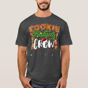 Christmas Cookie Baking Crew Funny Matching Family T-Shirt