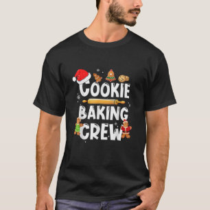 Christmas Cookie Baking Crew Funny Pajamas Family T-Shirt