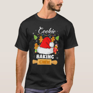 Christmas Cookie Baking Crew Funny Pyjamas Family T-Shirt