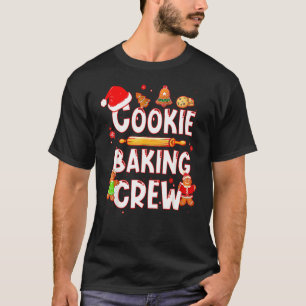 Christmas Cookie Baking Crew Funny Pyjamas Family T-Shirt