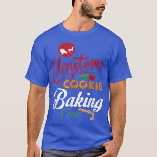 Christmas Cookie Baking Crew Gingerbread Team Sant T-Shirt