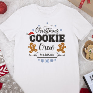 Christmas Cookie Baking Crew Holiday Baking Team T-Shirt