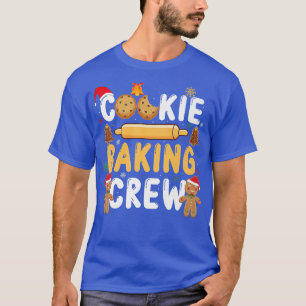 Christmas Cookie Baking Crew Kids Funny Pyjamas Fa T-Shirt