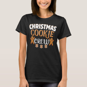 Christmas Cookie Baking Crew Matching Family T-Shirt
