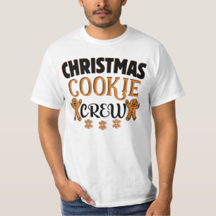 Christmas Cookie Baking Crew Matching Family T-Shirt